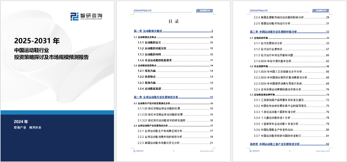 及投资前景研究报告（2025-2031年）bsports网页版中国运动鞋行业发展现状(图5)